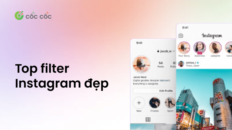 Top Filter Instagram đẹp hot ngầu cute đang được yêu thích