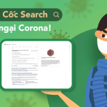 cập nhật dịch corona trên cốc cốc search