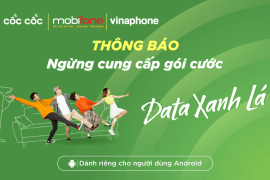 Thông báo: Ngừng cung cấp gói cước Data Xanh Lá từ ngày 17.05.2021 TELCO End 900x500