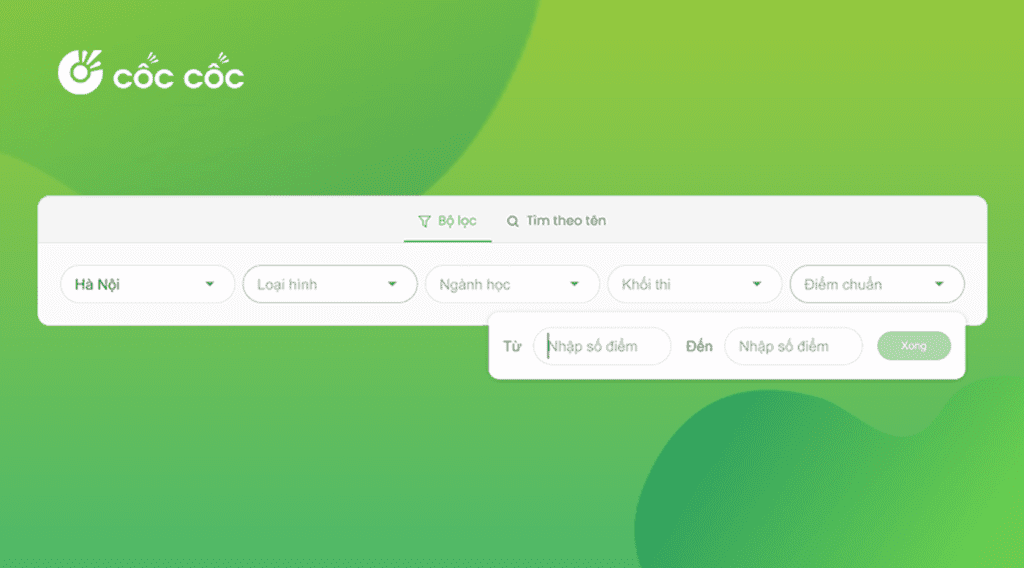 Băn khoăn chọn trường? Tìm trường ĐH-CĐ với Cốc Cốc! Tim truong DH CD Coc Coc Hoc tap edit