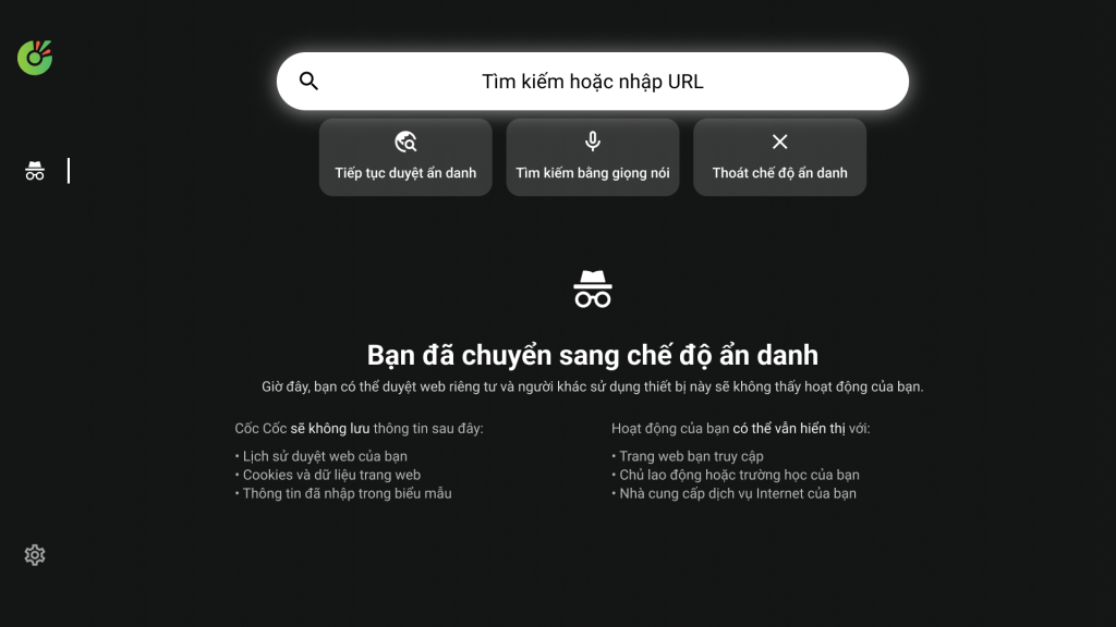 Ch n danh l g c ch m tab n danh tr n tr nh duy t