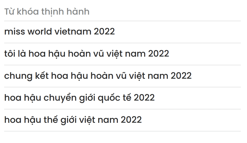 Tim kiem ve chuong trinh truyen hinh - Bao cao xu huong tim kiem noi bat Q2 2022 - Tim kiem Coc Coc