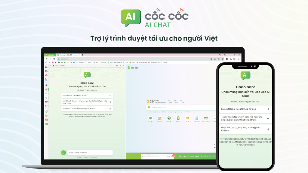 Coc Coc AI Chat - Tro ly trinh duyet toi uu cho nguoi Viet