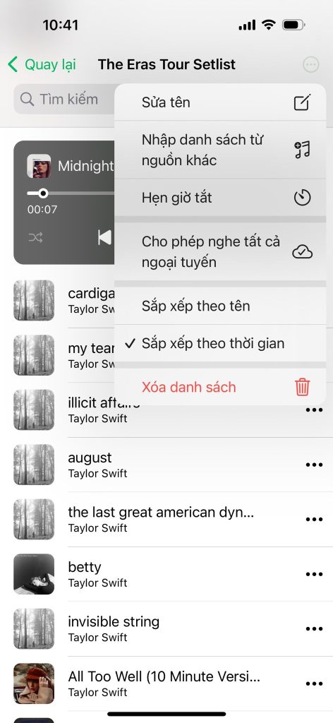Tuy chinh toan bo playlist - Danh sach nghe Coc Coc