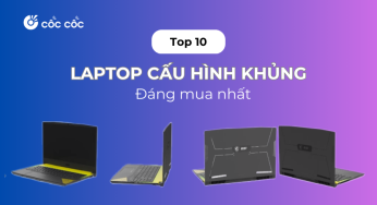 Top 10 laptop gaming cấu hình khủng bán chạy nhất thời điểm hiện tại