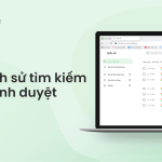 xoa lich su tim kiem chrome coc coc