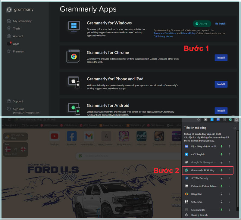 Hướng dẫn chi tiết cách đăng ký tài khoản Grammarly