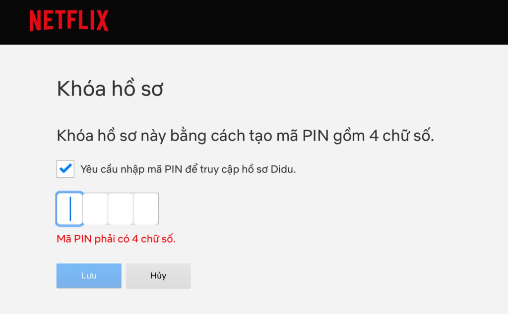 khóa hồ sơ netflix