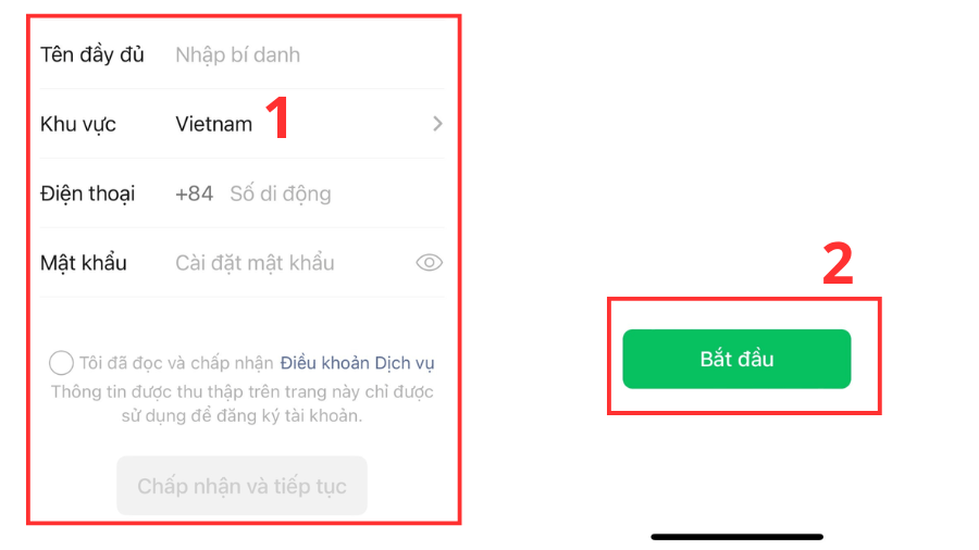 đăng ký tài khoản WeChat không cần mã