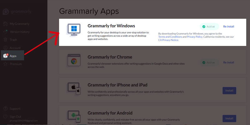 Hướng dẫn dùng Grammarly check chính tả trên máy tính