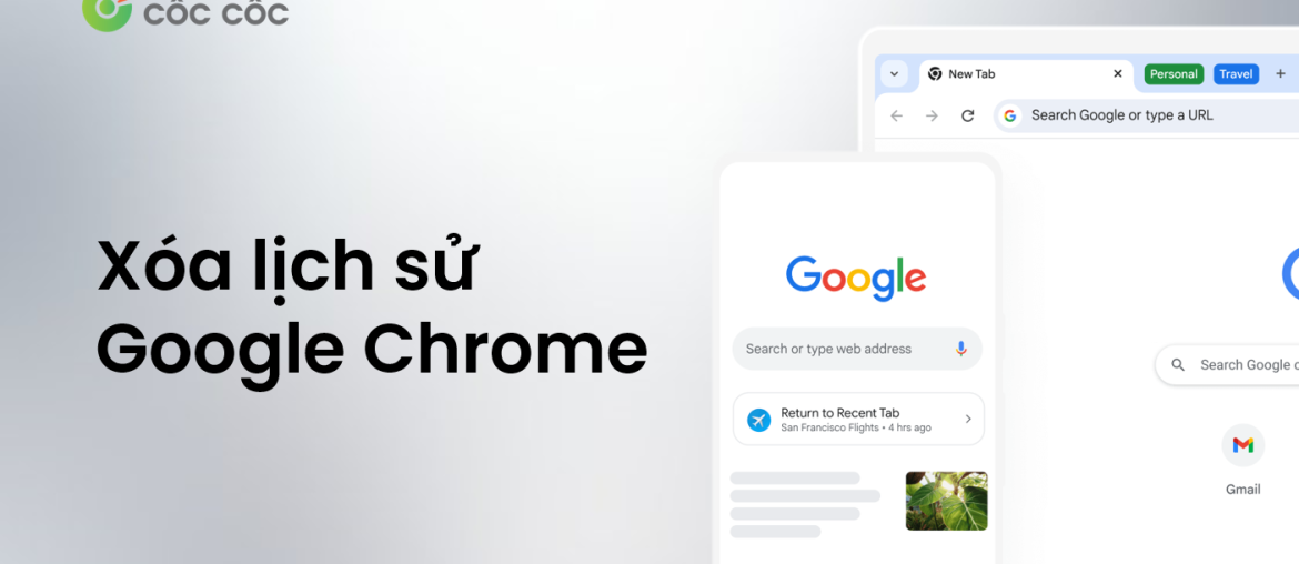 cach xoa lich su trinh duyet google chrome