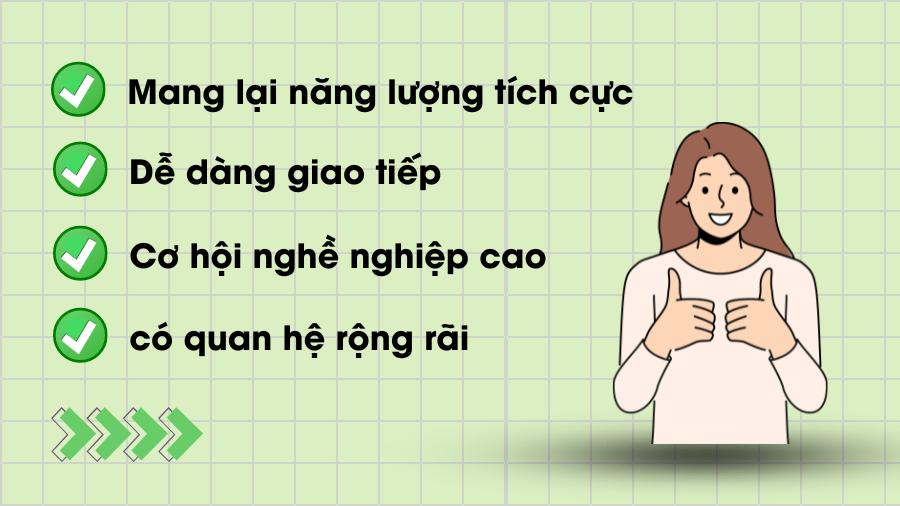 Ưu điểm của người sống hướng ngoại