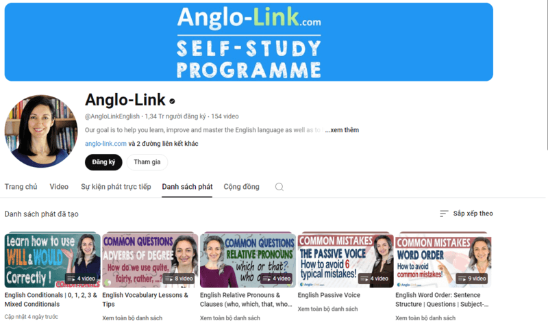 học tiếng anh anglo link