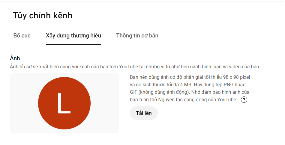 Cách tạo kênh youtube 