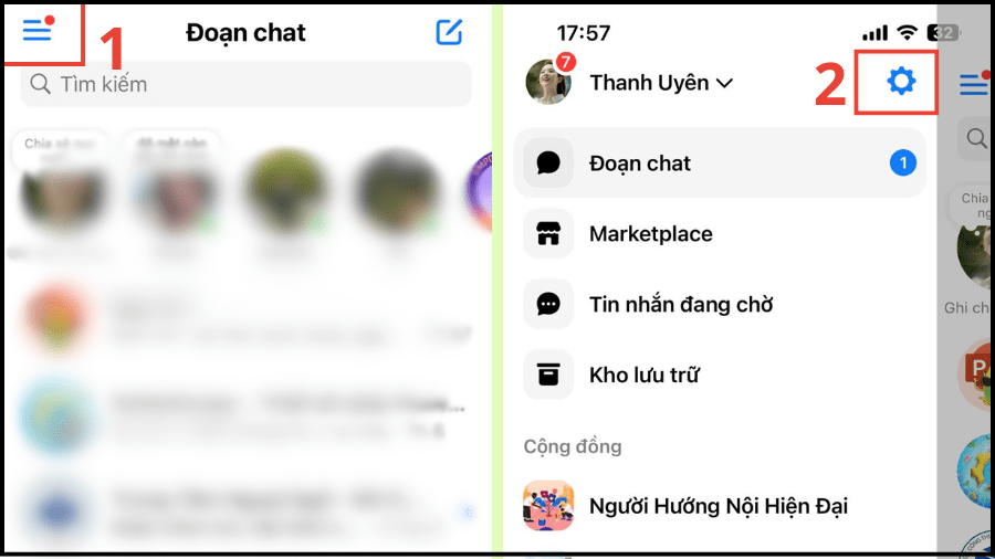 Cách tắt thông báo Messenger trên Gmail trong cài đặt của Messenger