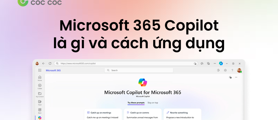 cach ung dung microsoft 365 copilot vao cong viec