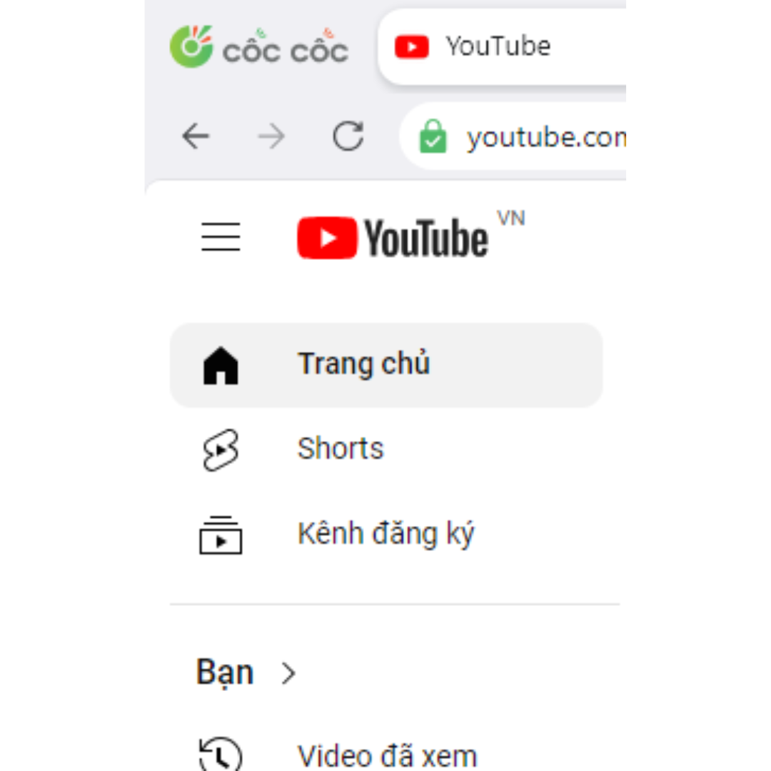 xóa lịch sử tìm kiếm youtube