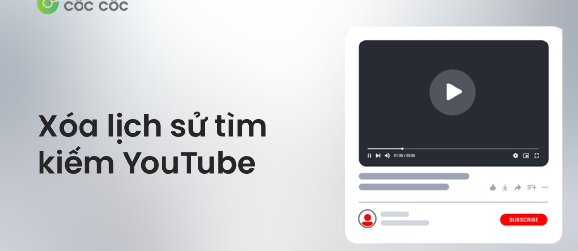 cách xóa lịch sử xem youtube