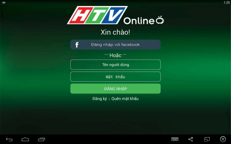 ứng dụng htv online