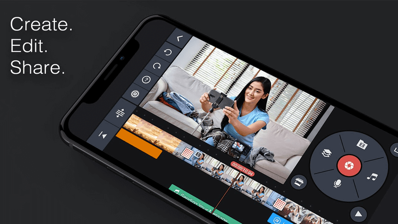 chỉnh video kinemaster app