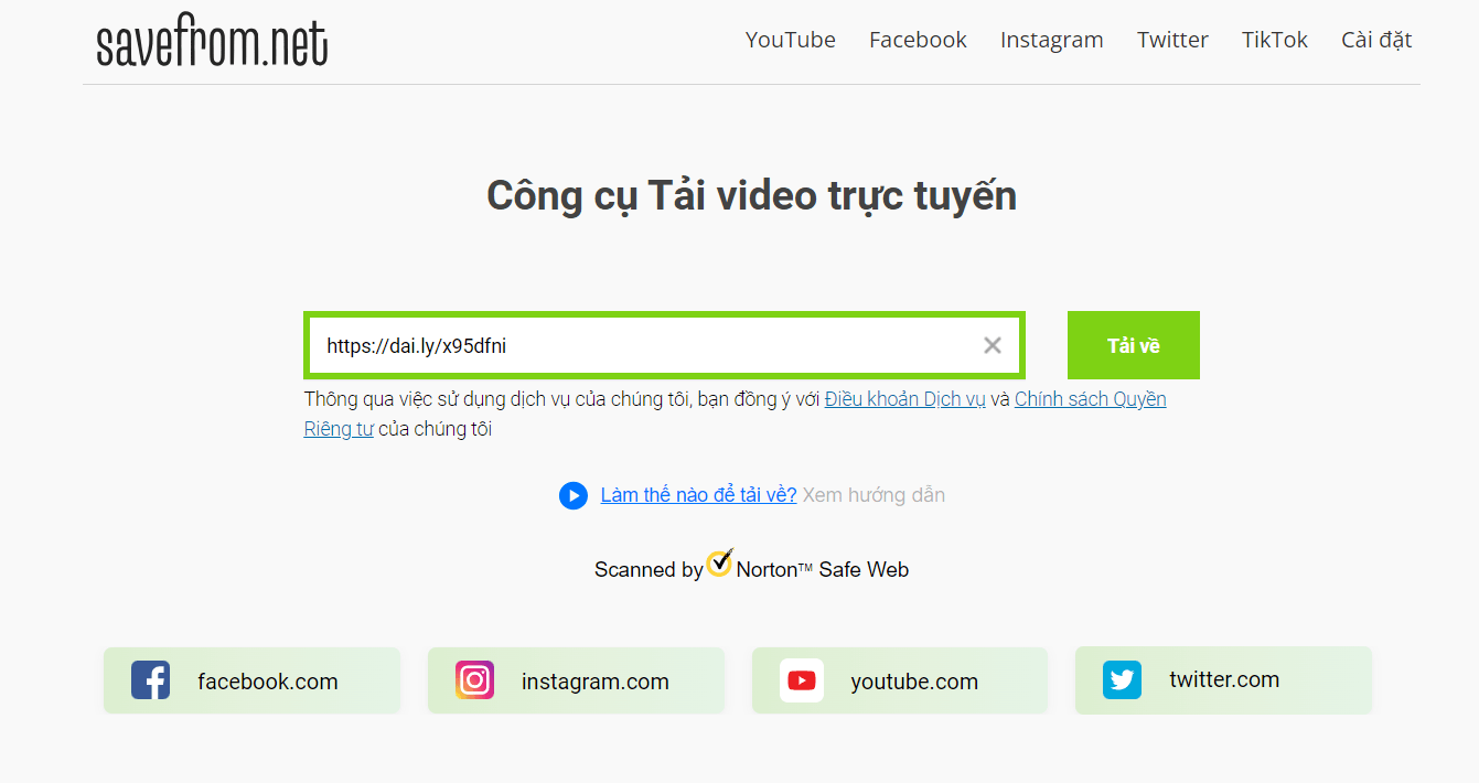 Cách tải video dailymotion