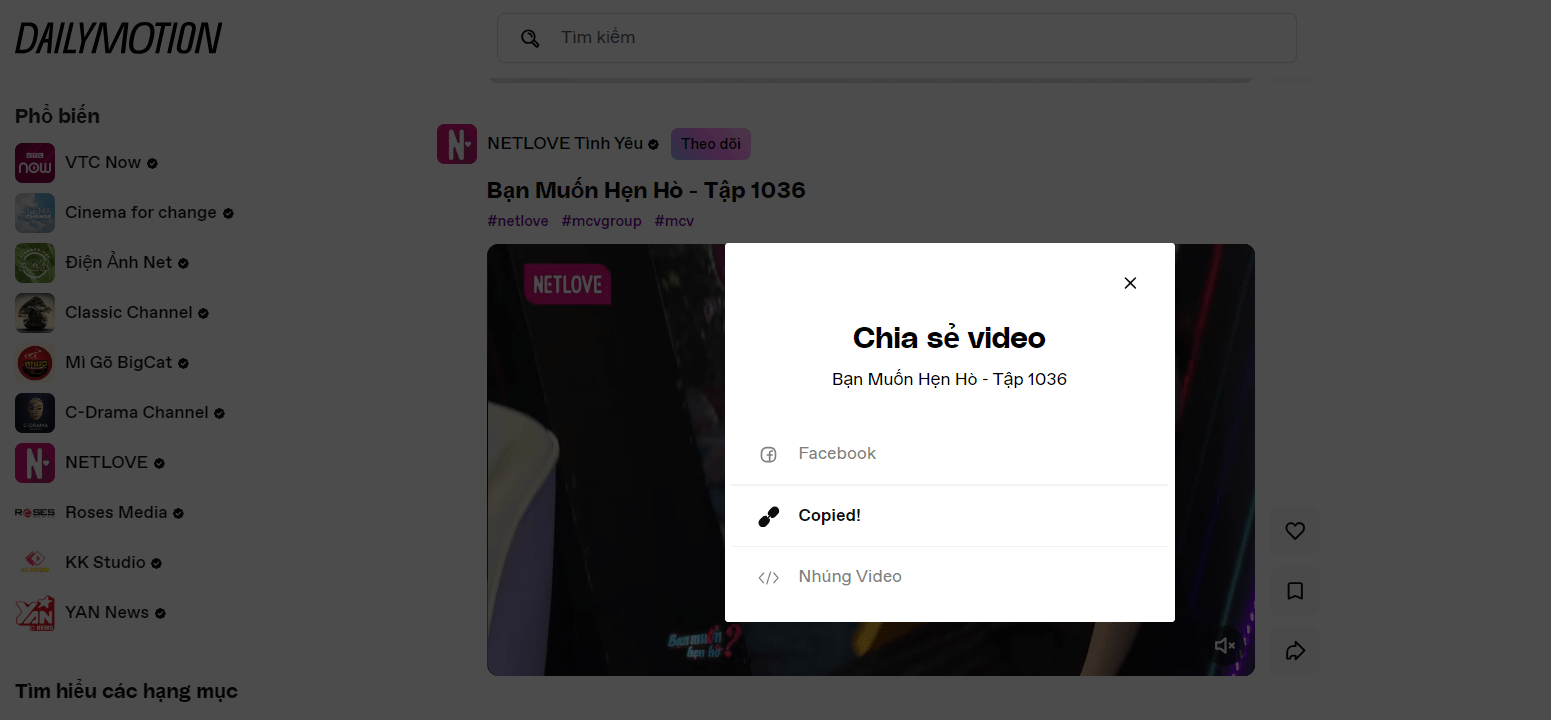 Cách tải video dailymotion