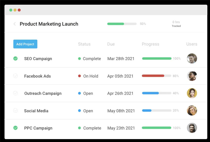 ProProfs Project - Ứng dụng giống Trello quản lý dự án dễ sử dụng