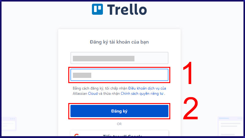 Tạo không gian làm việc: Đặt tên cho không gian làm việc đầu tiên của bạn (ví dụ: "Dự án cá nhân", "Công việc nhóm").