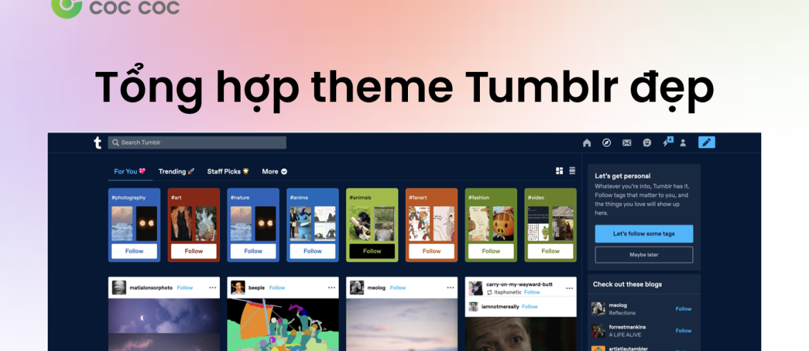 tổng hơp các tumblr theme nên tải