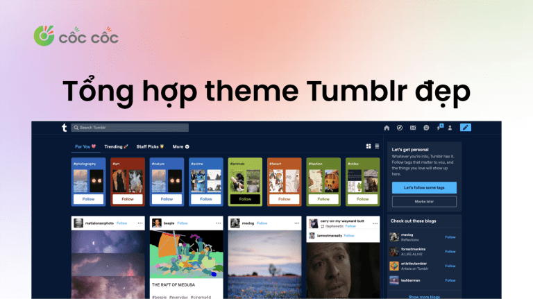 Tổng hợp Tumblr theme khiến blog của bạn nghệ thuật hơn