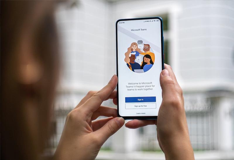 cach su dung microsoft teams tren dien thoai
