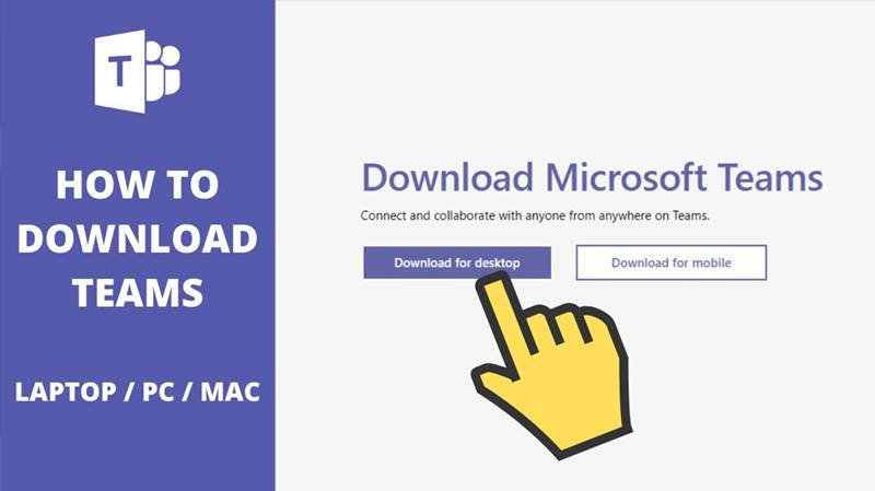 download microsoft teams tren may tinh don gian trong vai phut