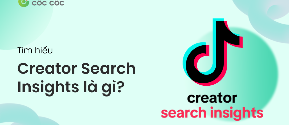 tìm hiểu tiktok creator search insights là gì