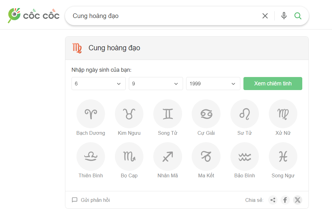 tinh nang cung hoang dao coc coc