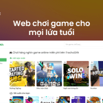 web chơi game mọi lứa tuổi