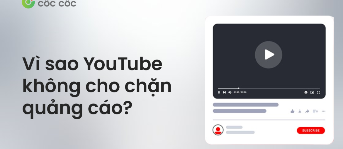 youtube không cho chặn quảng cáo