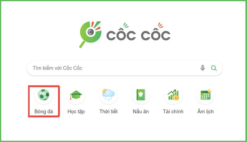 cach xem tong hop lich da bong bang tinh nang cua coc coc