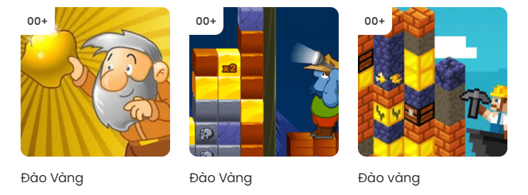 game dao vang
