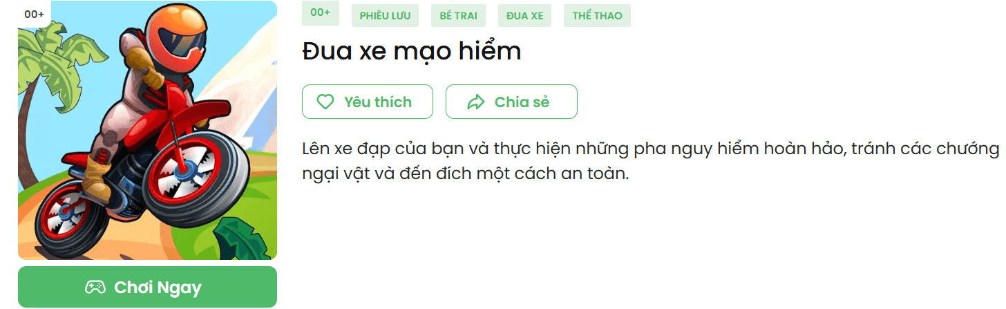 game dua xe mao hiem