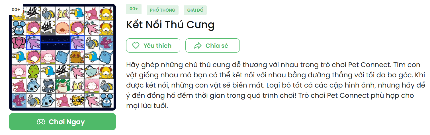 game noi hinh giong nhau