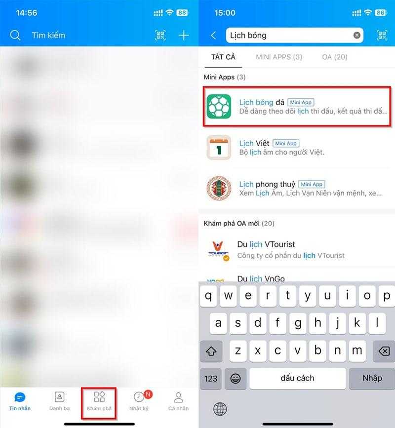 mo-ung-dung-zalo-tren-dien-thoai-chon-vao-muc-kham-pha mo ung dung zalo tren dien thoai chon vao muc kham pha