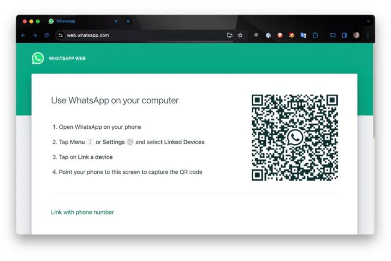 cach su dung whatsapp web don gian va tien loi