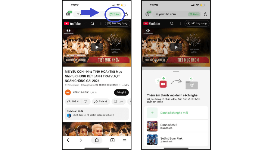 nghe nhac offline tren coc coc ()