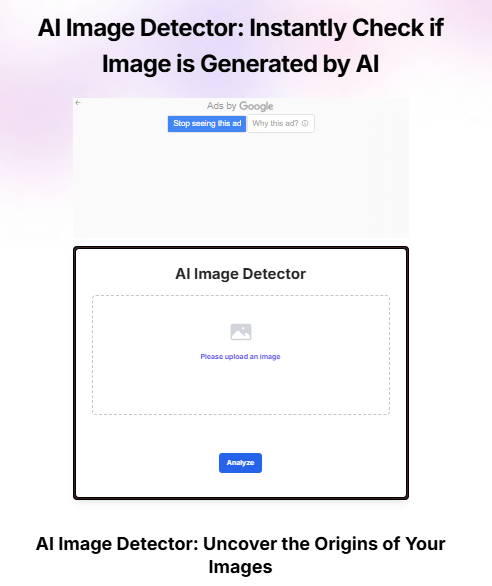 ung dung ai image detector