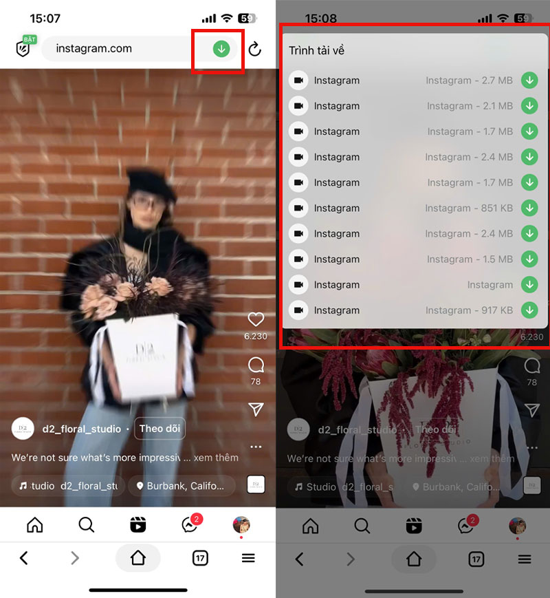 1-cach-tai-video-instagram-tren-dien-thoai-voi-coc-coc cach tai video instagram tren dien thoai voi coc coc