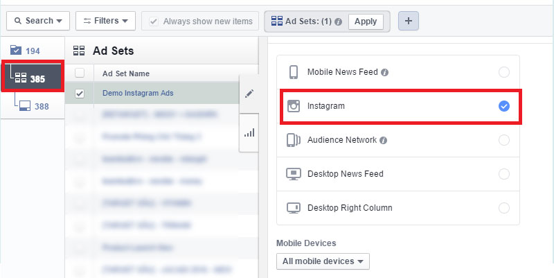 buoc cau hinh quang cao