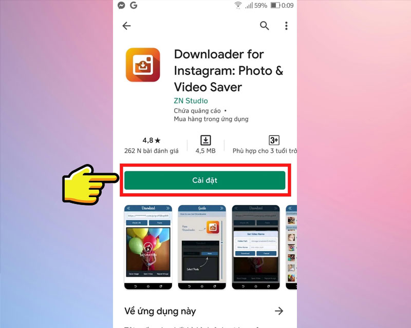 8-buoc-1-cai-dat-ung-dung-downloader-for-instagram buoc cai dat ung dung downloader for instagram
