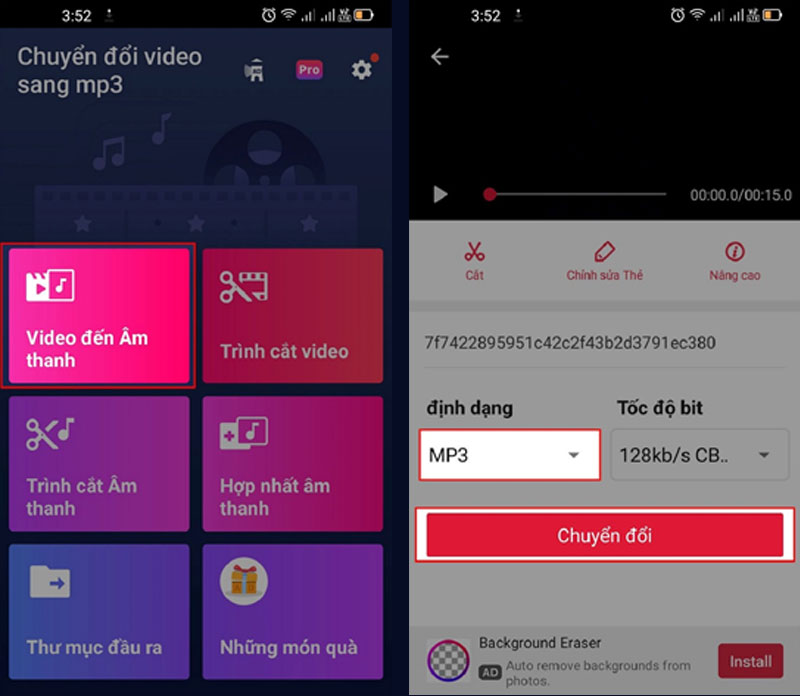 8-su-dung-ung-dung-video-to-mp3-converter su dung ung dung video to mp converter
