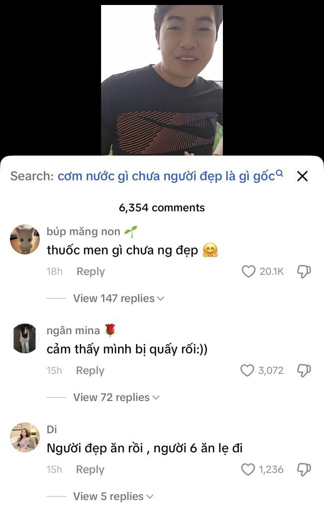 ăn cơm chưa người đẹp