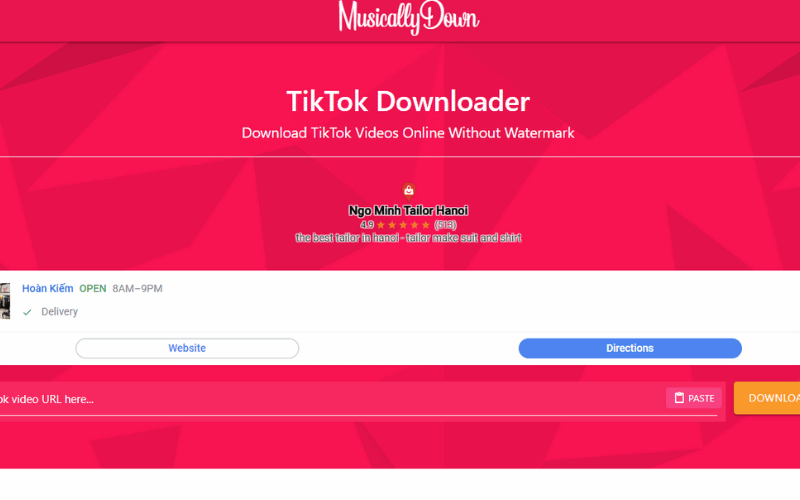 tai video tiktok nho musically down